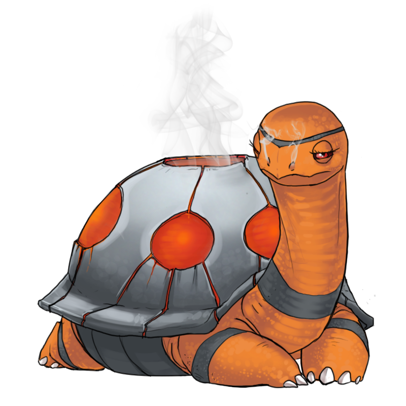 torkoal (pokemon) drawn by duroxas