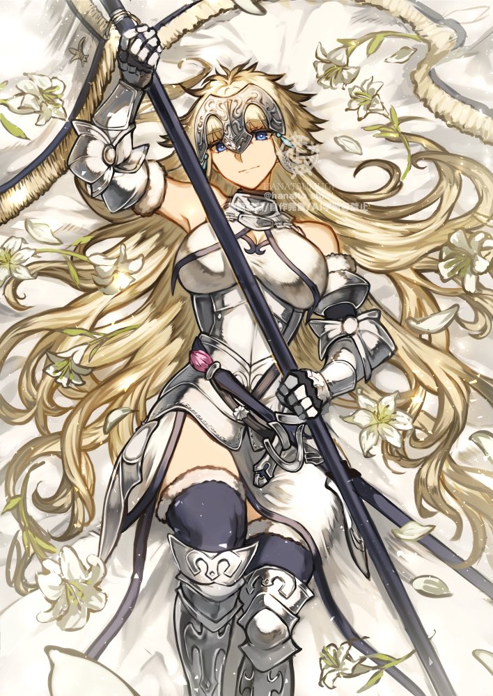 jeanne d'arc (fate and 1 more) drawn by kashia