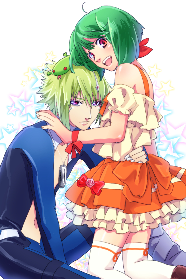 ranka lee and brera sterne (macross and 1 more) drawn by cero_(cerocero)