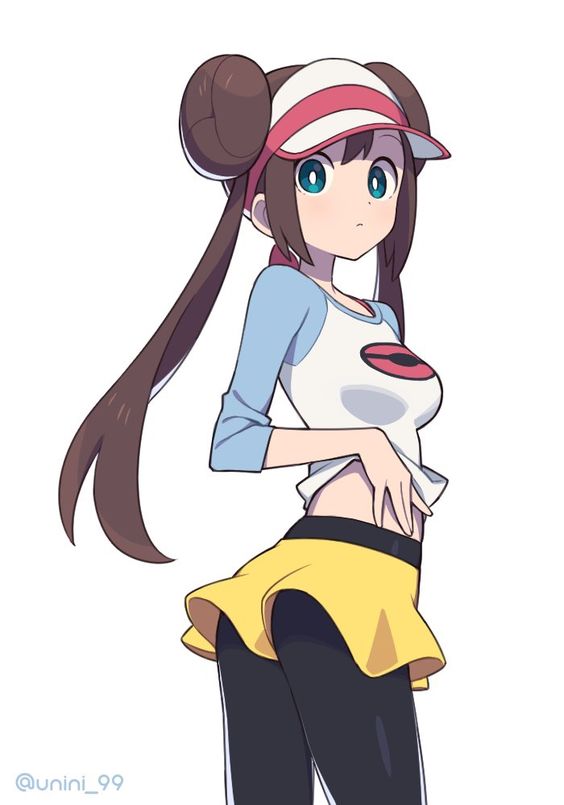 rosa (pokemon and 1 more) drawn by agata_(agatha)