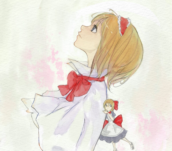 alice margatroid and shanghai doll (touhou) drawn by fusuma_(chottomatte)