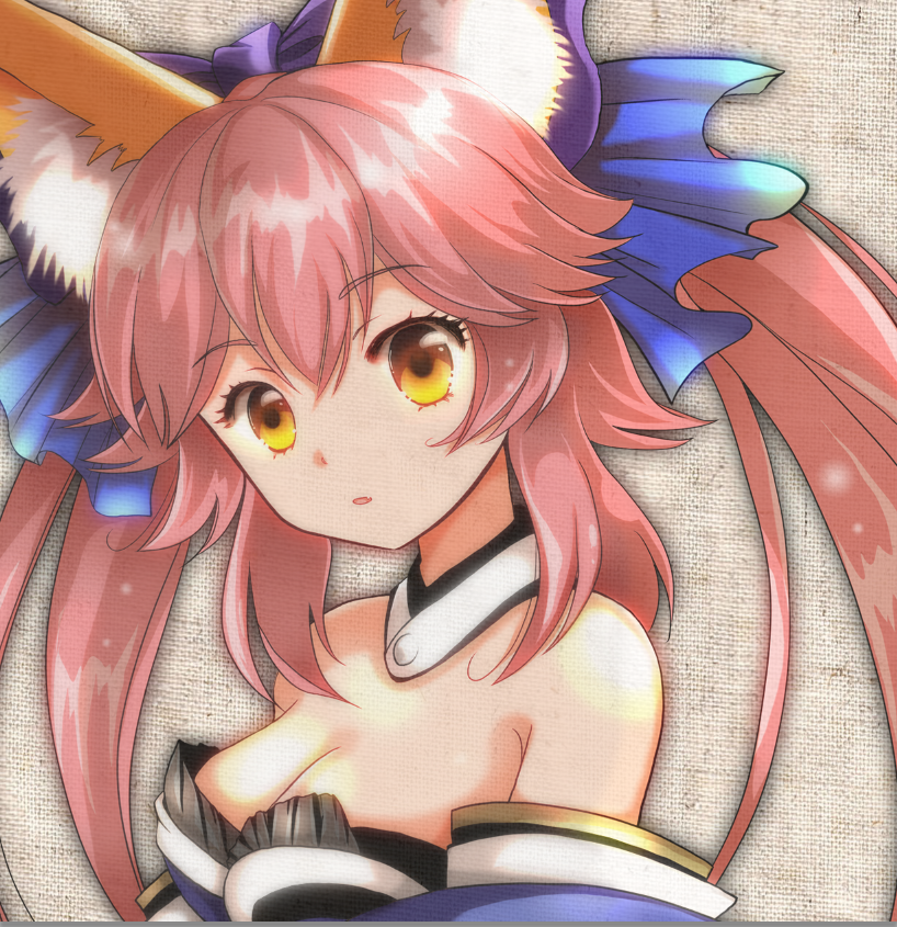 tamamo and tamamo no mae (fate and 2 more) drawn by hayase_jun