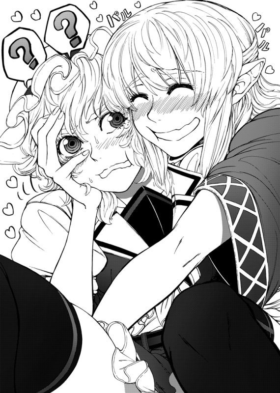 flandre scarlet and mizuhashi parsee (touhou) drawn by imizu_(nitro_unknown)