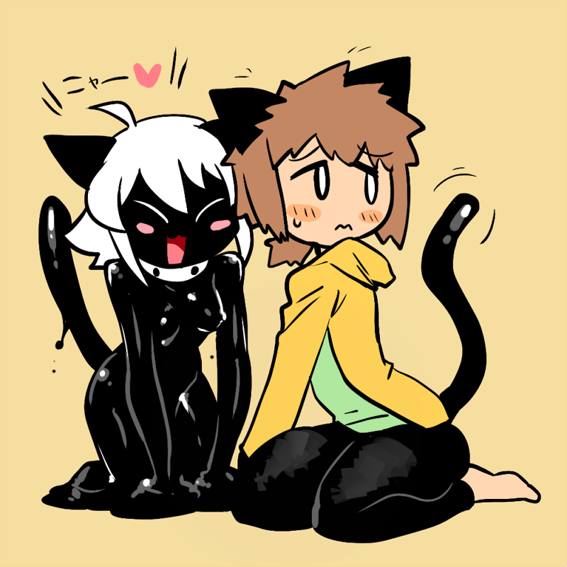nenekoko and toma (original) drawn by rariatto_(ganguri)