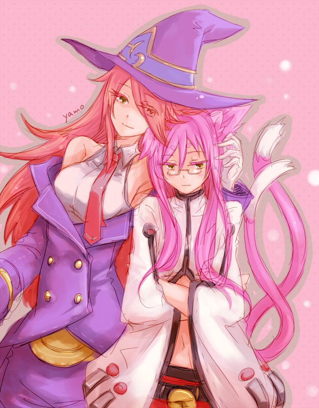 kokonoe and konoe a. mercury (blazblue and 1 more) drawn by yamo_(sky2world)