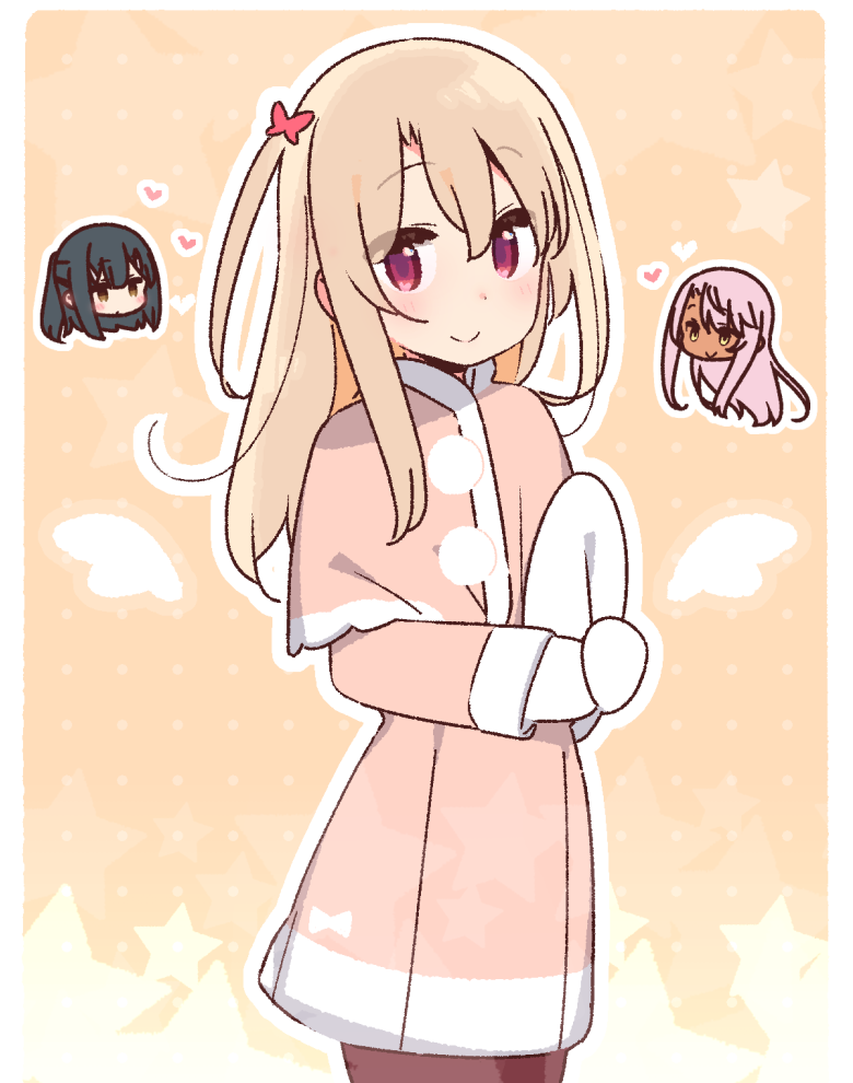 illyasviel von einzbern, chloe von einzbern, and miyu edelfelt (fate and 1 more) drawn by yoru_nai
