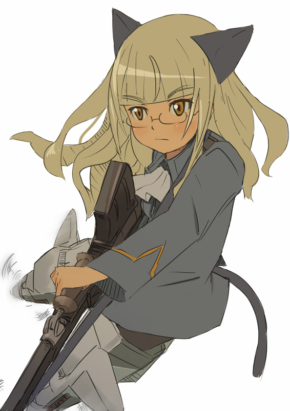 perrine h. clostermann (world witches series and 1 more) drawn by jitsu_hidari