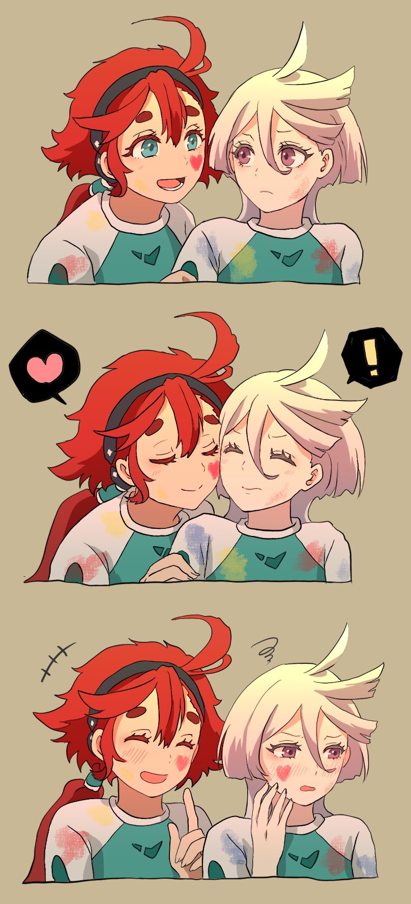 suletta mercury and miorine rembran (gundam and 1 more) drawn by hibikeaa