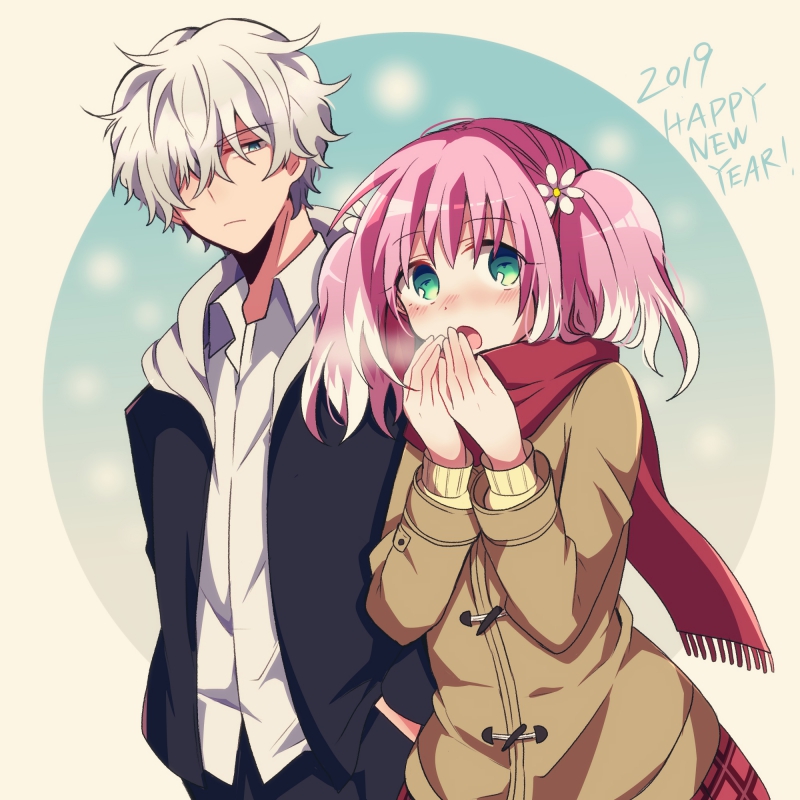 hiiragi nana and onodera kyouya (munou na nana) drawn by yukisa