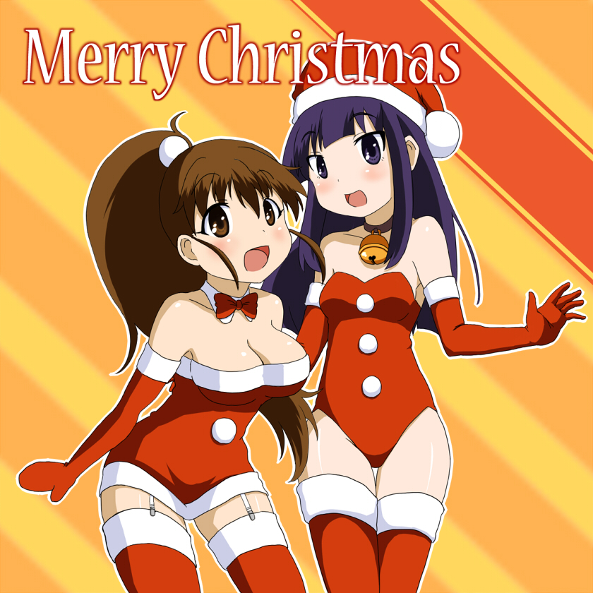 taneshima popura and yamada aoi (working!!) drawn by homura_shinji