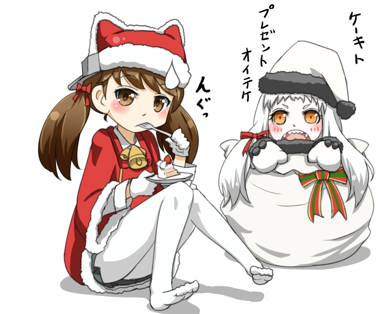 ryuujou and northern ocean princess (kantai collection) drawn by b-man