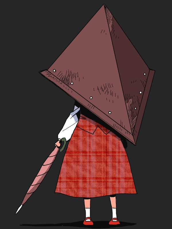kazami yuuka and pyramid head (touhou and 2 more) drawn by onikobe_rin