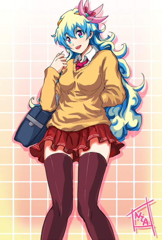 nia teppelin (tengen toppa gurren lagann) drawn by goemon23