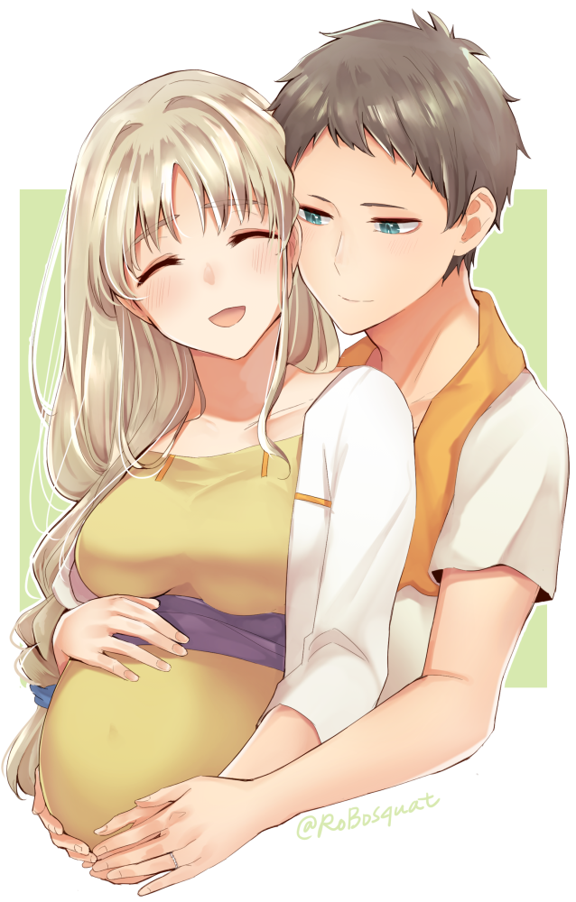 kokoro and mitsuru (darling in the franxx) drawn by carrot_(robosquat)