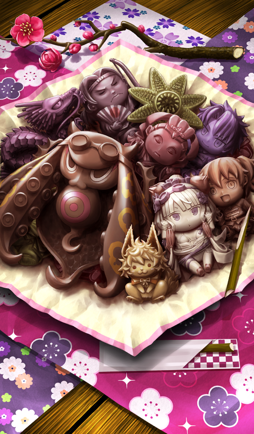 fujimaru ritsuka, katsushika hokusai, fou, and tokitarou (fate and 2 more) drawn by zap