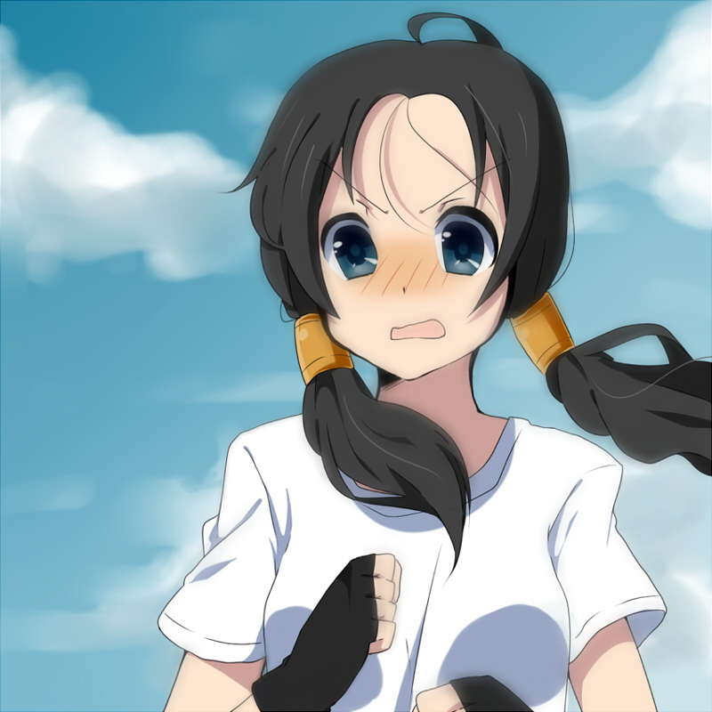 videl (dragon ball and 1 more) drawn by yuzuha_(tengokugumi)