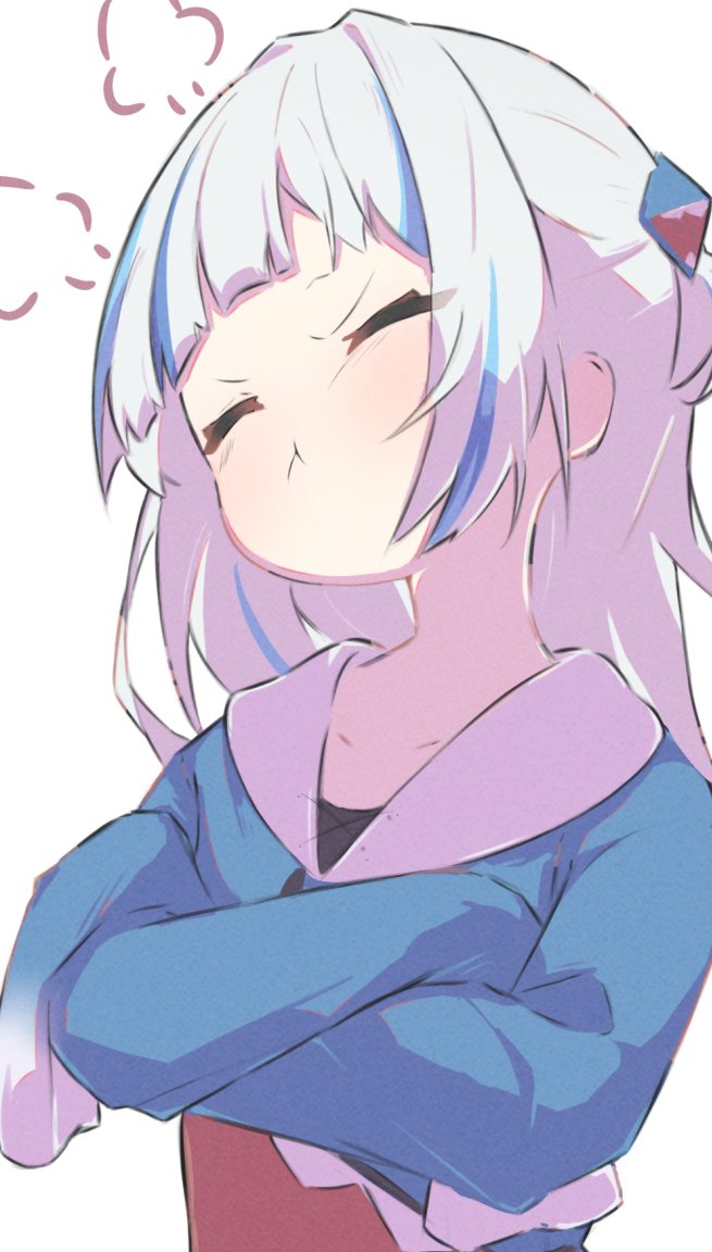 gawr gura (hololive and 1 more) drawn by inaririn