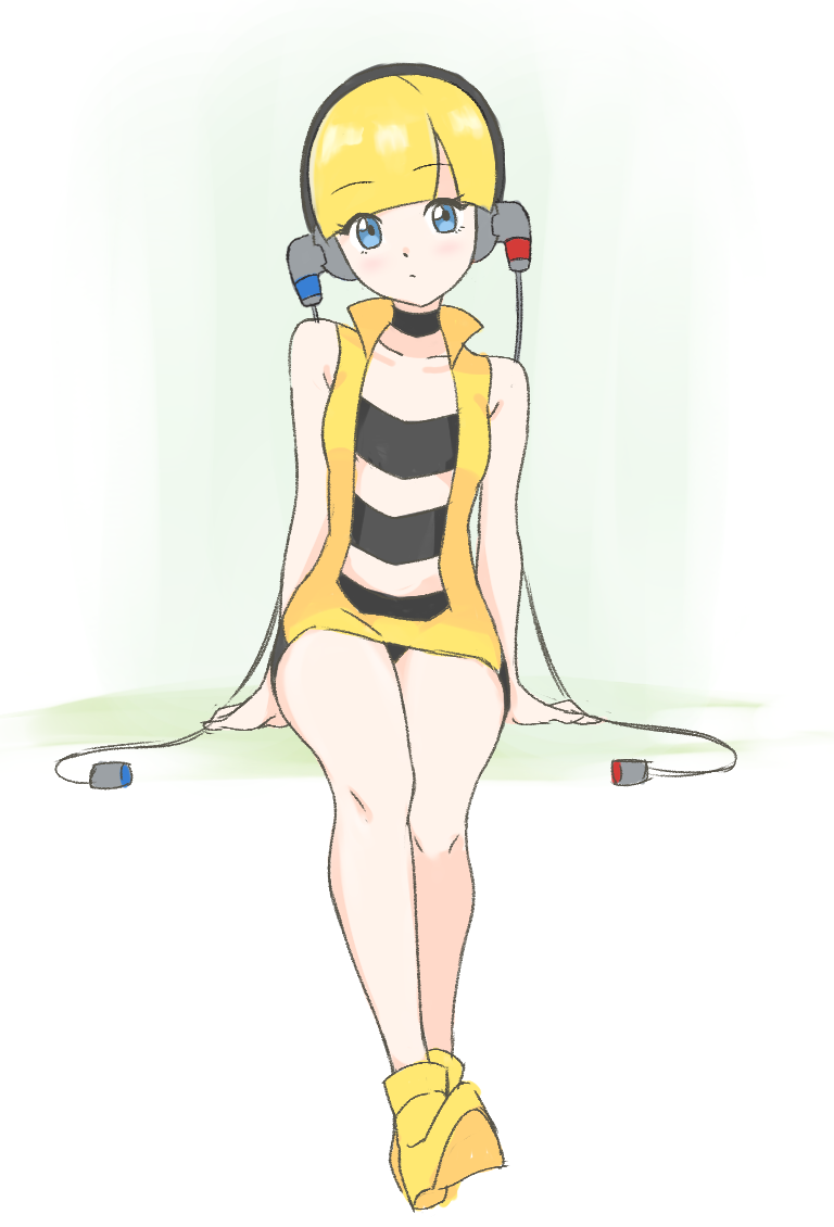elesa (pokemon and 1 more) drawn by drawfag