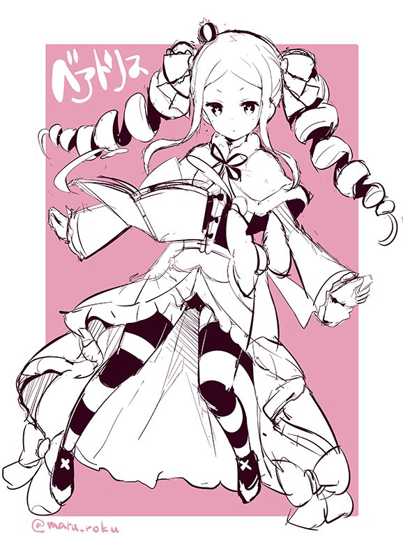 beatrice (re:zero kara hajimeru isekai seikatsu) drawn by rokushou_kokuu