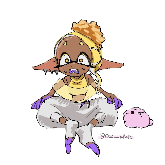 frye (splatoon and 1 more) drawn by pikasyake