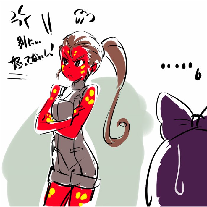 blake belladonna and ilia amitola (rwby) drawn by iesupa
