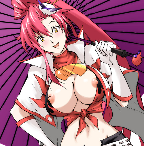 yoko littner and space yoko (tengen toppa gurren lagann) drawn by kon-kit