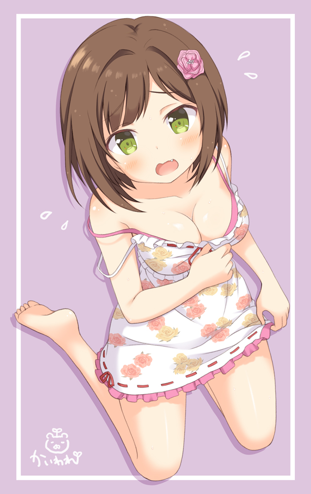 maekawa miku (idolmaster and 1 more) drawn by kaiware-san