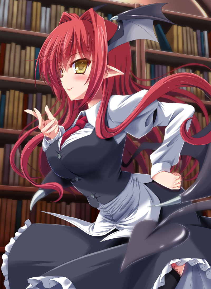 koakuma (touhou) drawn by yamu_(reverse_noise)