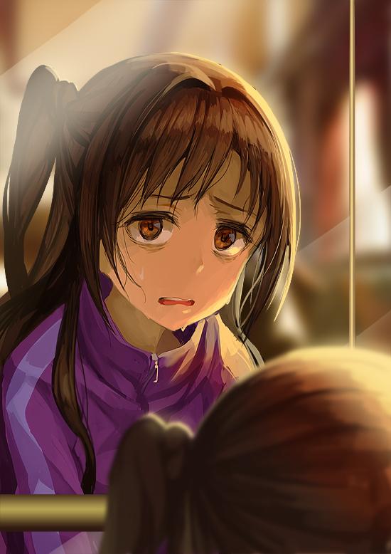 shimamura uzuki (idolmaster and 1 more) drawn by pandinus