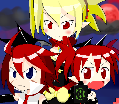 etna, rozalin, and adell (disgaea and 1 more)