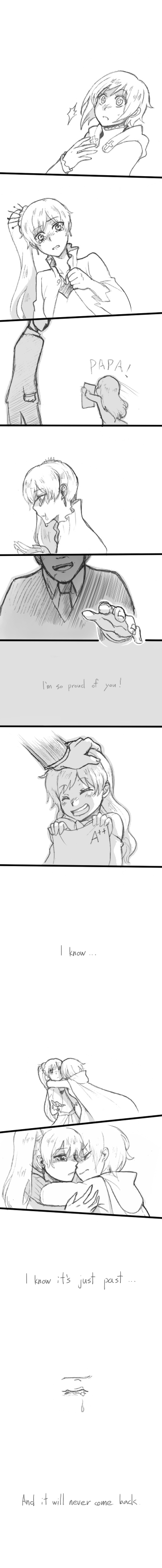 ruby rose and weiss schnee (rwby) drawn by kuma_(bloodycolor)