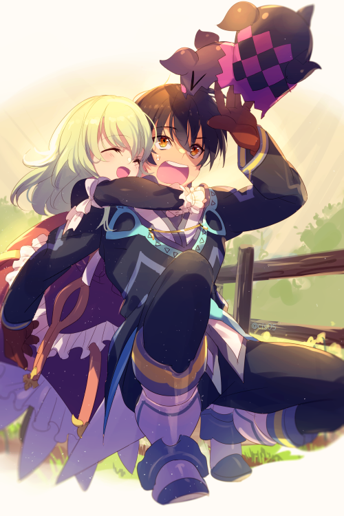 jude mathis, elize lutus, and teepo (tales of and 1 more) drawn by echo_(circa)