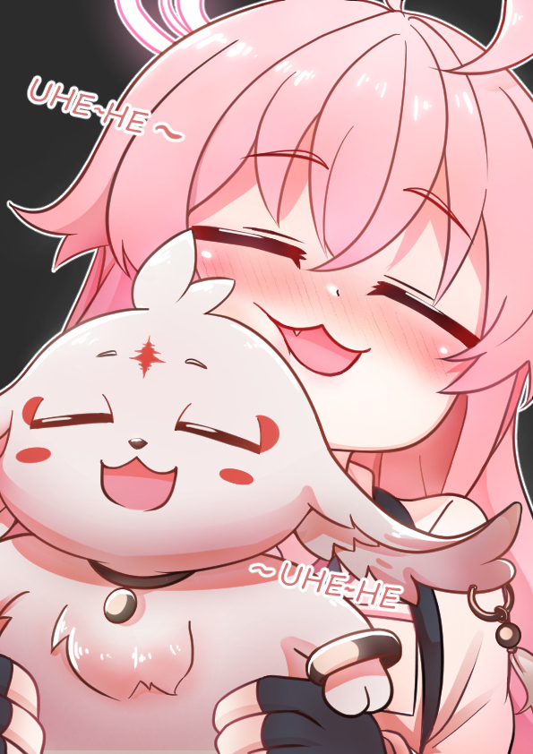 hoshino and abby (blue archive and 1 more) drawn by yuuzawa_wa