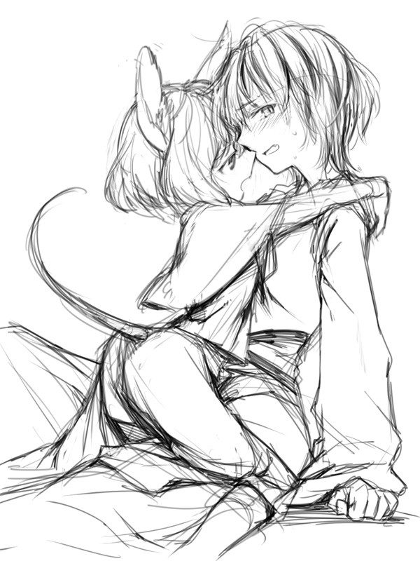 nazrin and toramaru shou (touhou) drawn by nakatani_nio