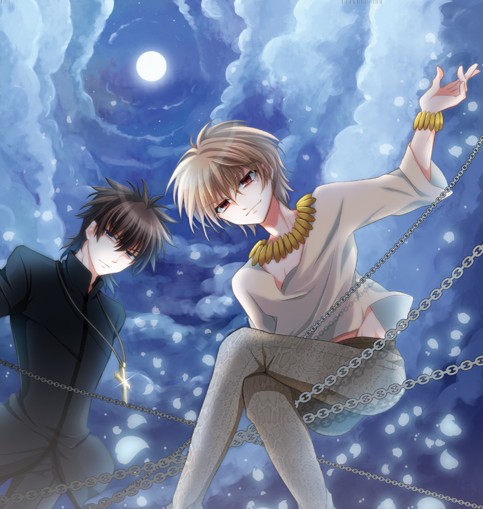 kotomine kirei and gilgamesh (fate and 1 more) drawn by toronto_(yamu)