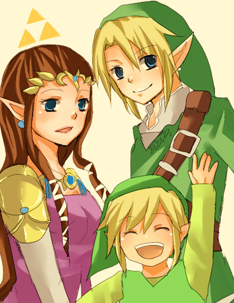 link, princess zelda, and toon link (the legend of zelda and 1 more)