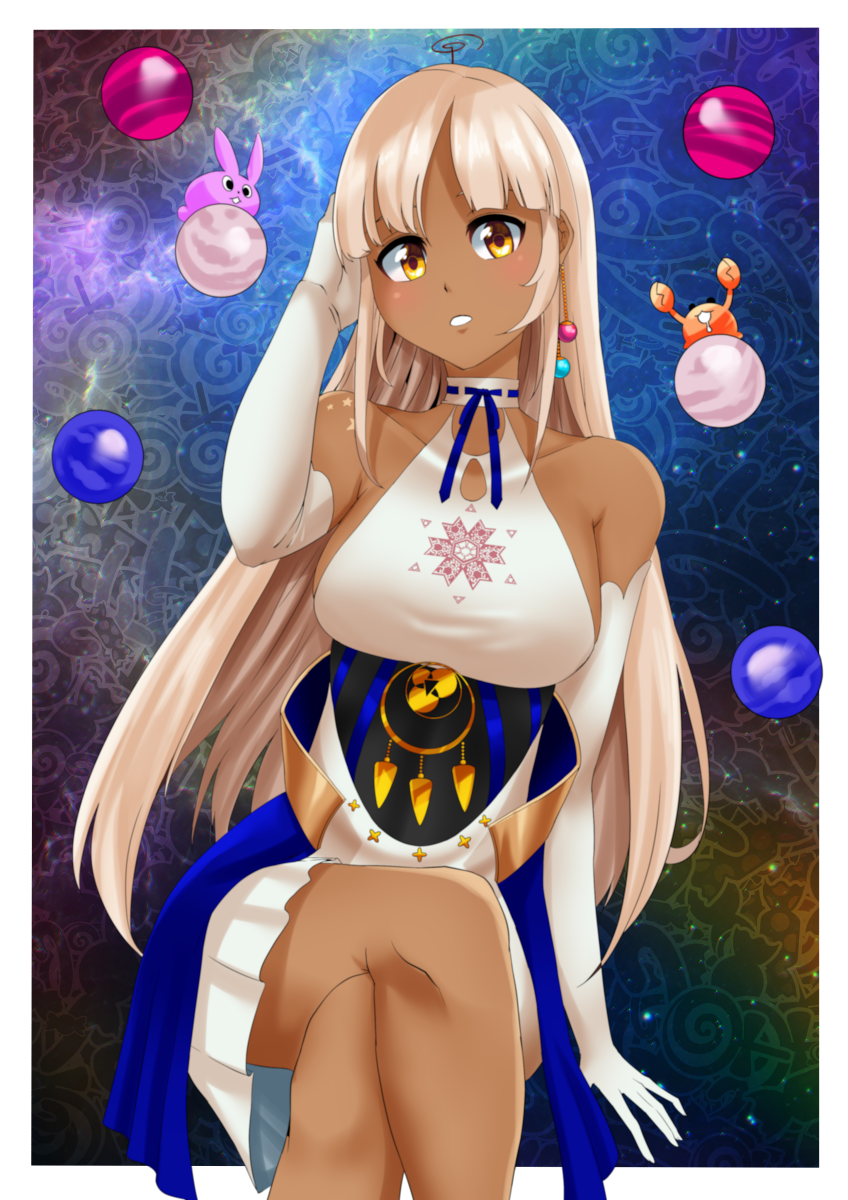 tsukumo sana, kaniko, and usaslug (hololive and 1 more) drawn by pandoo
