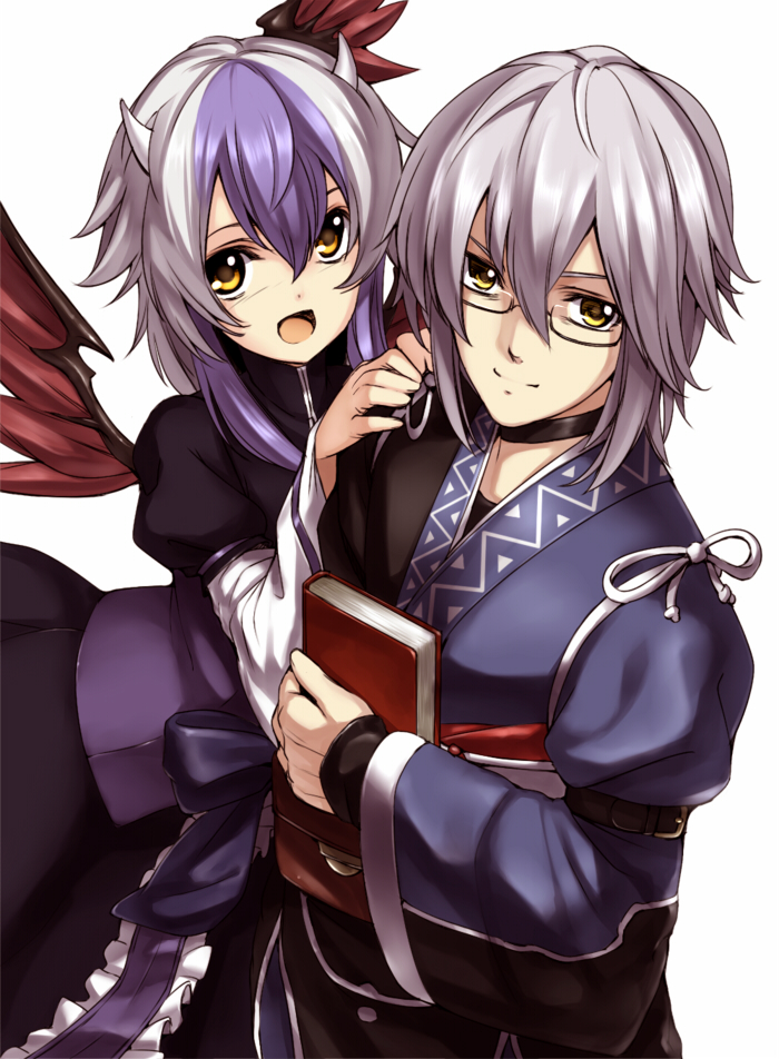 morichika rinnosuke and tokiko (touhou) drawn by takemori_shintarou