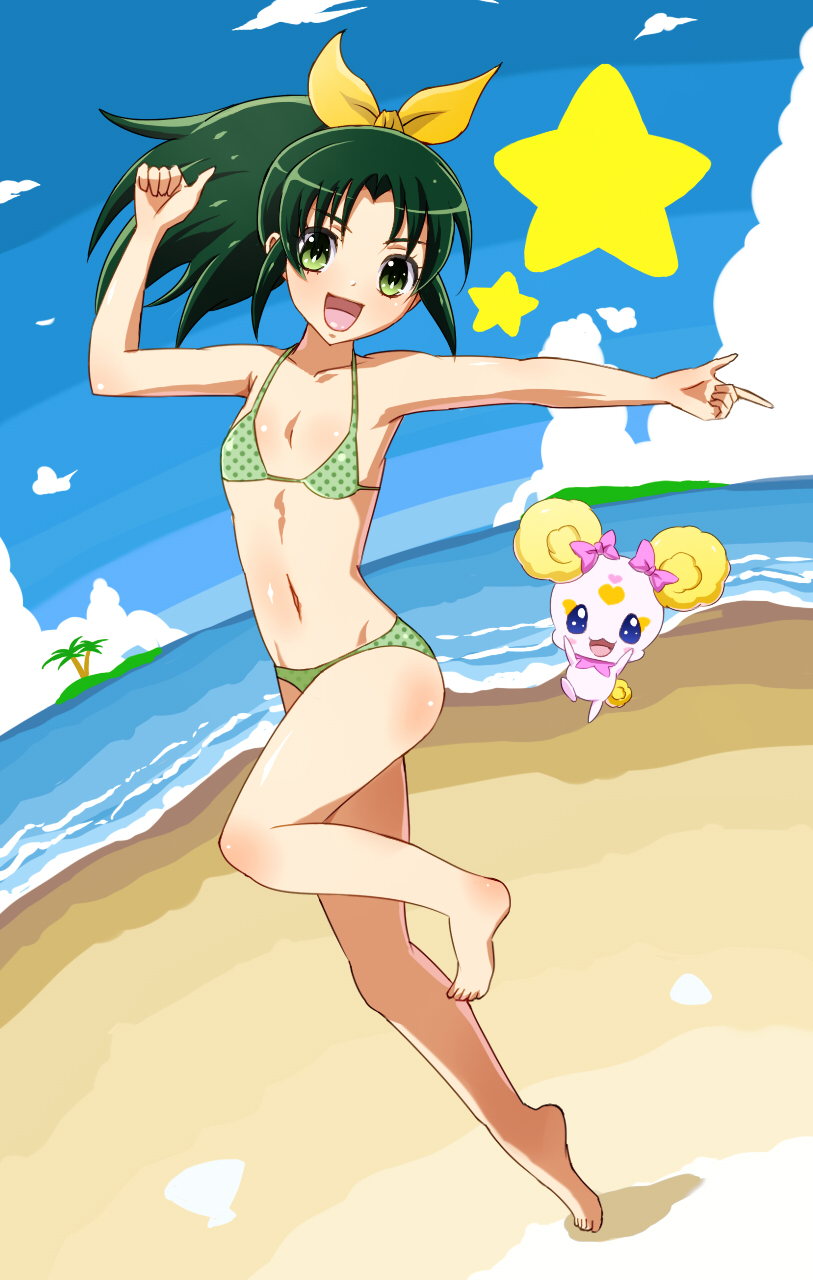 midorikawa nao and candy (precure and 1 more) drawn by masaki_kazusa