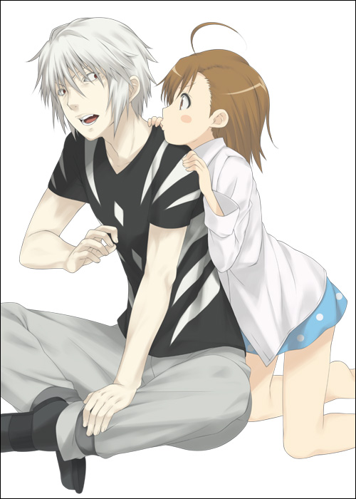 accelerator and last order (toaru majutsu no index and 1 more) drawn by mizuki_makoto