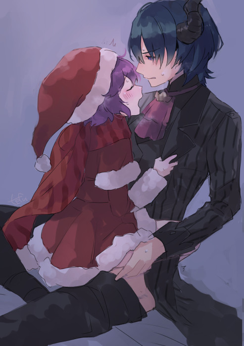 male byleth and bernadetta von varley (fire emblem and 2 more) drawn by tefutene