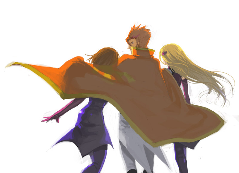 marika soresi, luciano bradley, and liliana vergamon (code geass) drawn by kiritachi