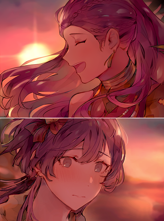bernadetta von varley and petra macneary (fire emblem and 1 more) drawn by kvlen