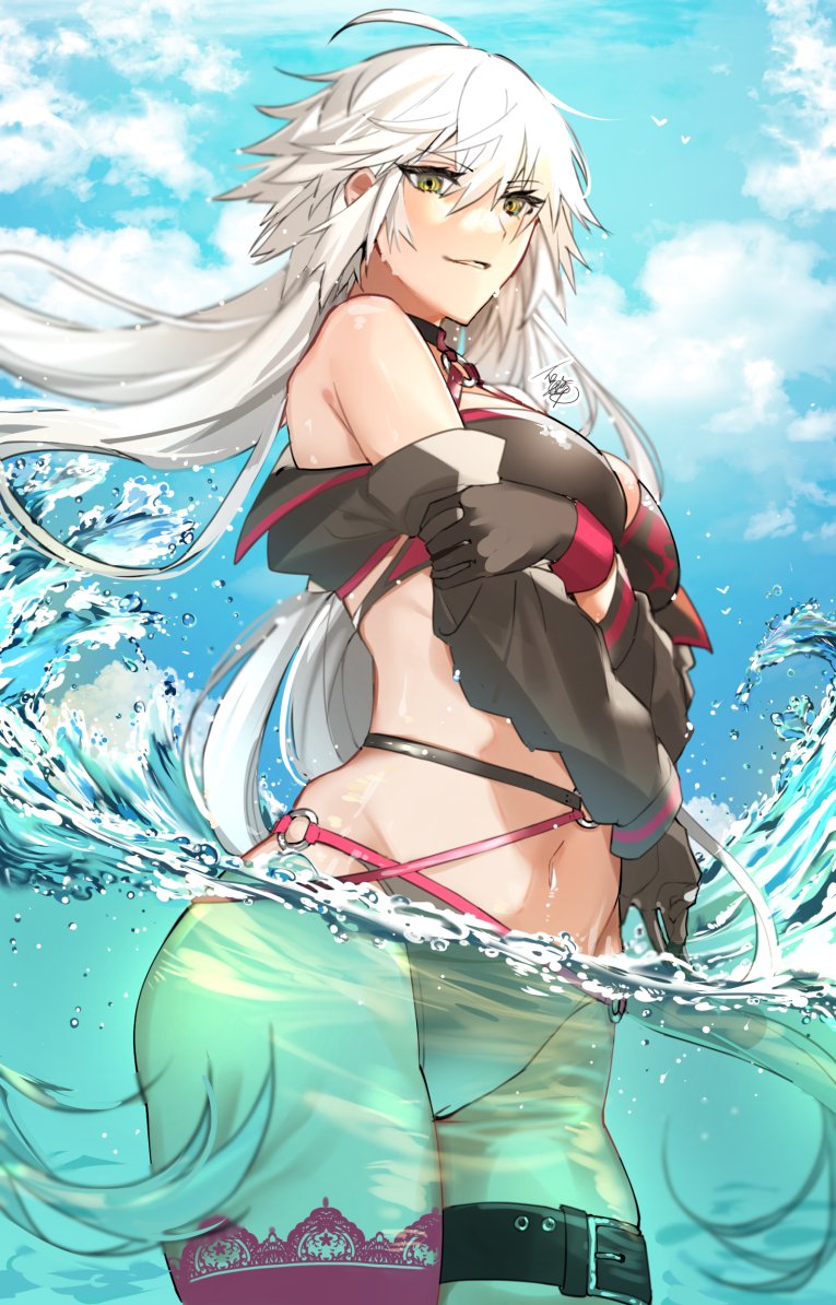 jeanne d'arc alter (fate and 1 more) drawn by roas01b
