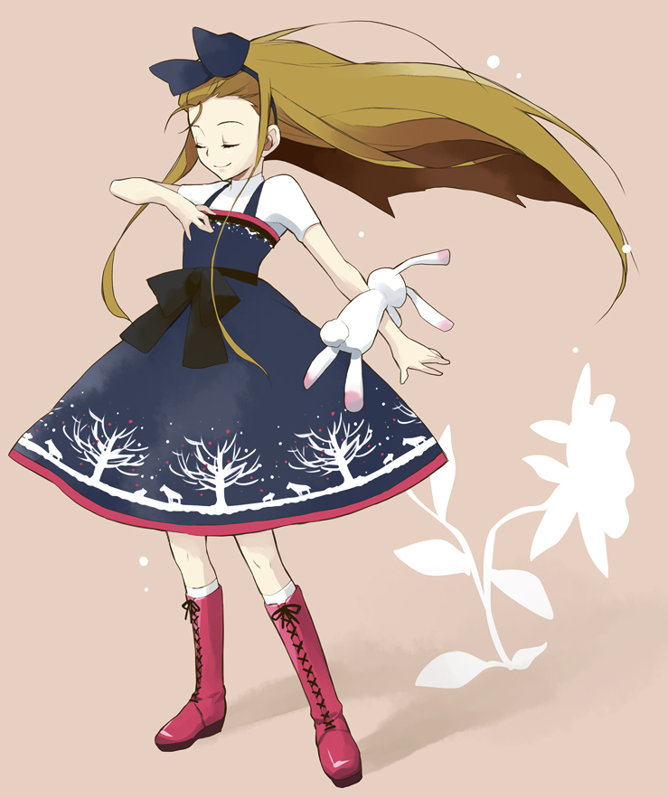 minase iori and usa-chan (idolmaster and 1 more) drawn by dorei_k