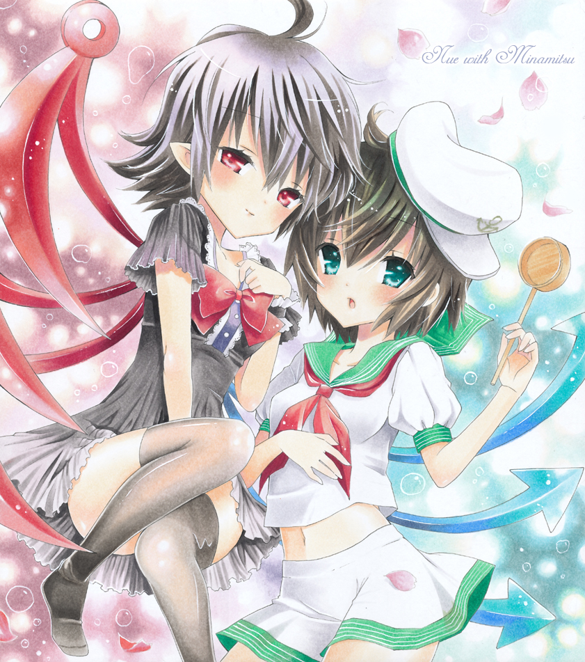 houjuu nue and murasa minamitsu (touhou) drawn by ayuayu_(chisuke_ayu)