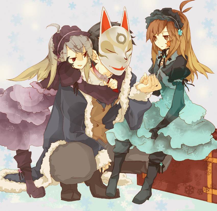 hortense, violette, ii-chan, zerozaki hitoshiki, and saitou takashi (sound horizon and 2 more) drawn by kuusou_ryodan