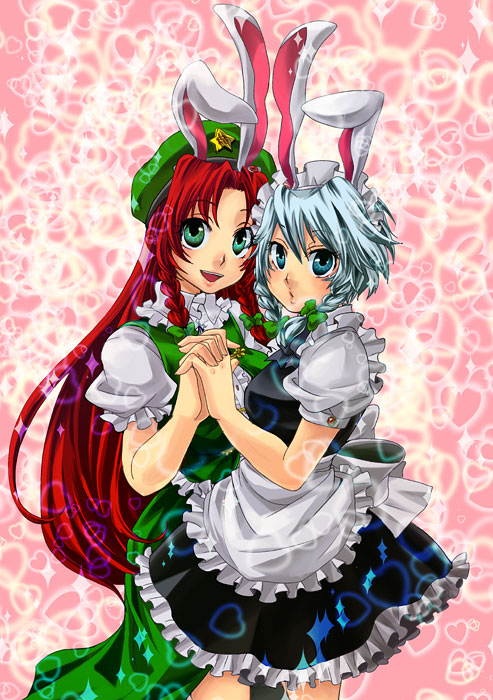 izayoi sakuya and hong meiling (touhou) drawn by miero
