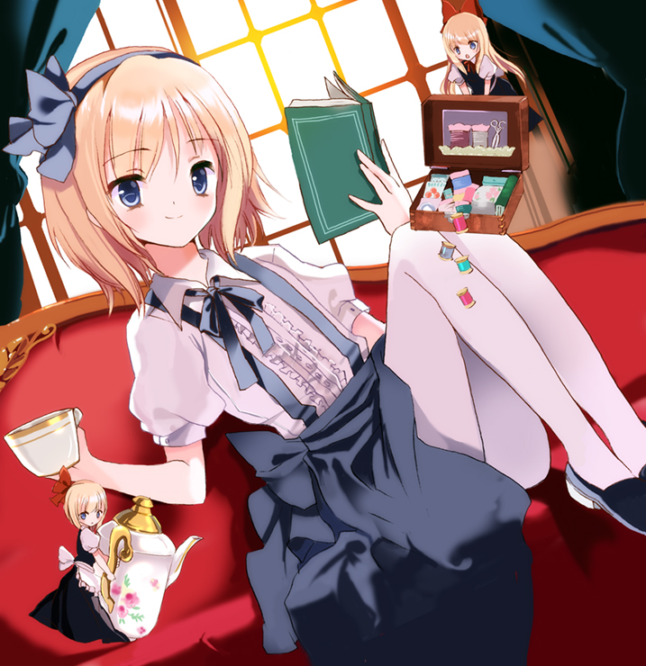 alice margatroid and shanghai doll (touhou) drawn by cierra_(ra-bit)