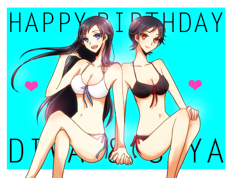otonashi saya and diva (blood+) drawn by sae_(renkyuuake)